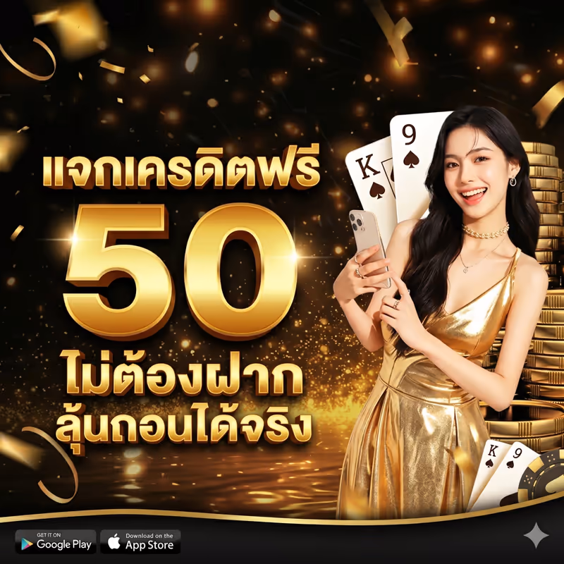 แจกเครดิตฟรี 50